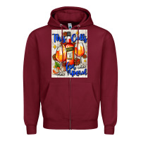 Burgundy this calls for aperol   air freshener Zipper Hoodie - AdoDesignShop