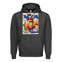 Charcoal Heather this calls for aperol   air freshener Zipper Hoodie - AdoDesignShop