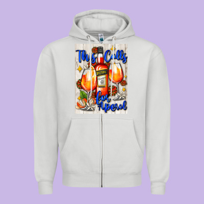 This Calls For Aperol   Air Freshener Zipper Hoodie Designed By Adodesignshop