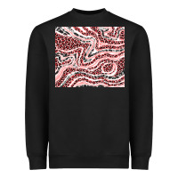 Black pinky leopard and cowhide valentine's day Heavyweight Sweatshirt - RanaPortraitStore