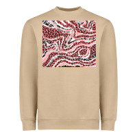 Mushroom pinky leopard and cowhide valentine's day Heavyweight Sweatshirt - RanaPortraitStore