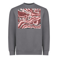 Storm pinky leopard and cowhide valentine's day Heavyweight Sweatshirt - RanaPortraitStore