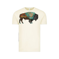 Vintage Arctic aztec bison Vintage Tee - RanaPortraitStore