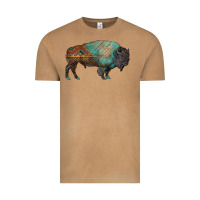 Vintage Camel aztec bison Vintage Tee - RanaPortraitStore
