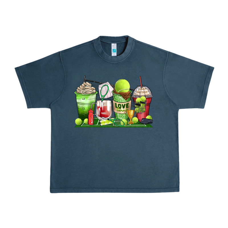Tennis Coffee Cups Urban Heavy Tee by Zillion Design Studio | Teevron
