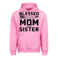 Fuchsia Pink Blessed Mom And Sister Urban Hoodie - Bettercallsaul