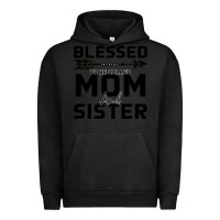 Pigment Black Blessed Mom And Sister Urban Hoodie - Bettercallsaul