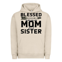 Pigment French Oak Blessed Mom And Sister Urban Hoodie - Bettercallsaul