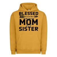 Pigment Peanut Butter Blessed Mom And Sister Urban Hoodie - Bettercallsaul