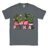 Charcoal Heather pot head plants Classic Tee - JahusDesignShop