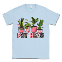 Dusty Blue pot head plants Classic Tee - JahusDesignShop