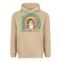 Mushroom teach love inspire rainbow Heavyweight Hoodie - MaliasSmallBusiness