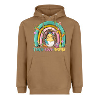 Toasted Coconut teach love inspire rainbow Heavyweight Hoodie - MaliasSmallBusiness