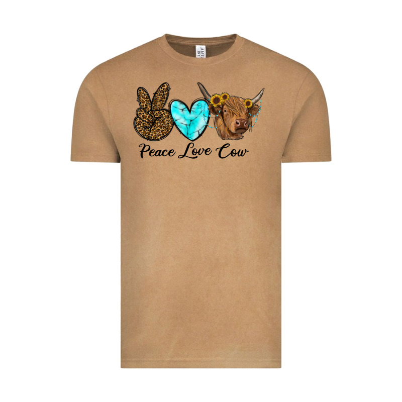 Peace Love Cow Vintage Tee by RanaPortraitStore | Teevron