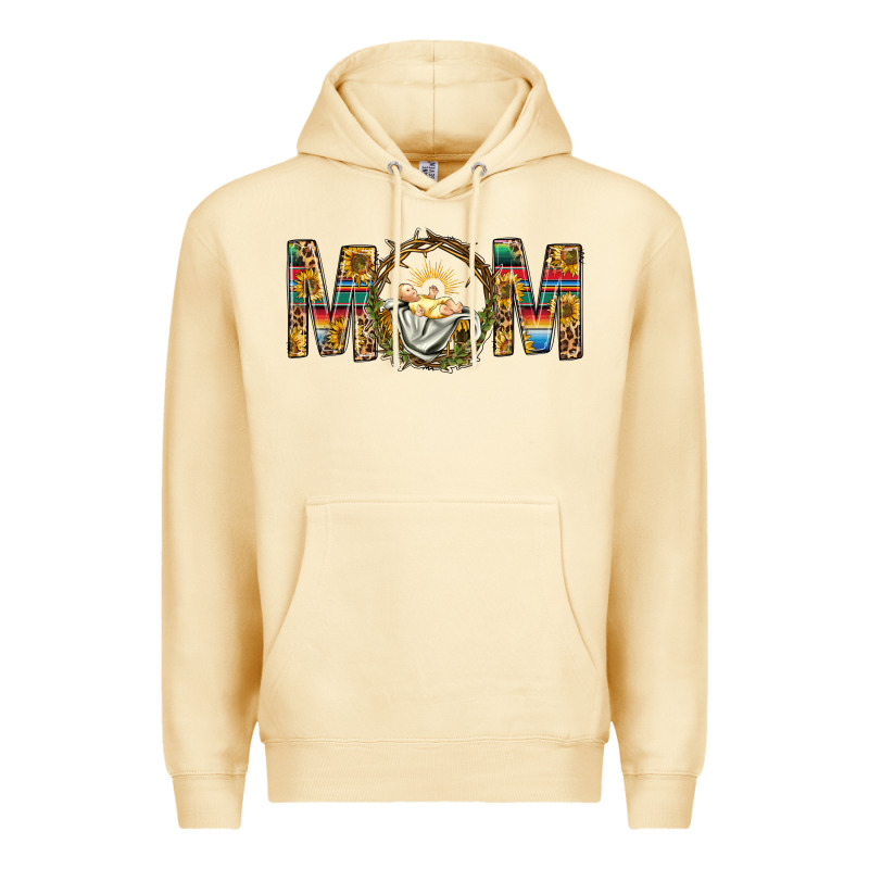 Western Mom With Baby Jesus Premium Hoodie by BundleAndBundleShop | Teevron