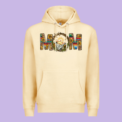 Western Mom With Baby Jesus Premium Hoodie Designed By Bundleandbundleshop