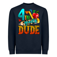 Navy 4th grade dude Heavyweight Sweatshirt - texasbilliewilder