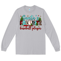 Moon Dust santa s favorite baseball player Long Sleeve Tee - JahusDesignShop