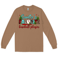 Toasted Coconut santa s favorite baseball player Long Sleeve Tee - JahusDesignShop