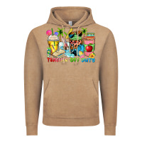 Vintage Coffee teacher off duty coffee cups Vintage Hoodie - Zillion Design Studio