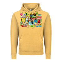 Vintage Mustard teacher off duty coffee cups Vintage Hoodie - Zillion Design Studio