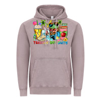 Vintage Zinc teacher off duty coffee cups Vintage Hoodie - Zillion Design Studio