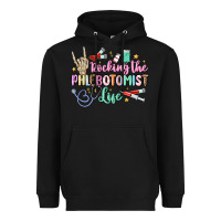 Black rocking the phlebotomist life Heavyweight Hoodie - MaliasSmallBusiness