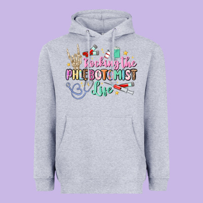 Rocking The Phlebotomist Life Heavyweight Hoodie Designed By Maliassmallbusiness