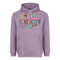 Lavender rocking the phlebotomist life Heavyweight Hoodie - MaliasSmallBusiness