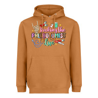 Meerkat rocking the phlebotomist life Heavyweight Hoodie - MaliasSmallBusiness