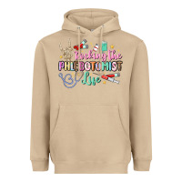 Mushroom rocking the phlebotomist life Heavyweight Hoodie - MaliasSmallBusiness