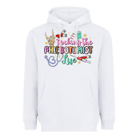 White rocking the phlebotomist life Heavyweight Hoodie - MaliasSmallBusiness