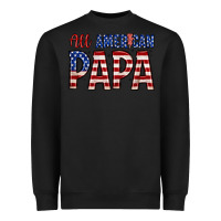 Black all American papa Heavyweight Sweatshirt - Zillion Design Studio