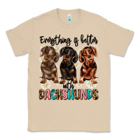 Mushroom everything is better with dachshunds Classic Tee - JahusDesignShop