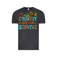 Vintage Black a country girl can survive Vintage Tee - Zillion Design Studio