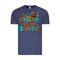 Vintage Denim a country girl can survive Vintage Tee - Zillion Design Studio