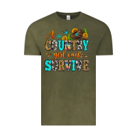 Vintage Olive a country girl can survive Vintage Tee - Zillion Design Studio