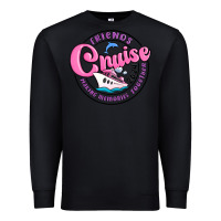 Black friends 2024 cruise Premium Sweatshirt - MaliasSmallBusiness