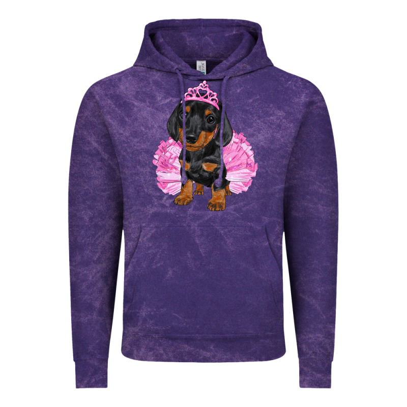 Balerina Dachshund With Tutu Vintage Hoodie by RanaPortraitStore | Teevron