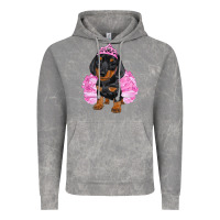 Cloud Rock Balerina Dachshund With Tutu Vintage Hoodie - RanaPortraitStore