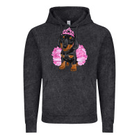Vintage Arctic Balerina Dachshund With Tutu Vintage Hoodie - RanaPortraitStore