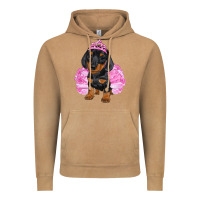 Vintage Camel Balerina Dachshund With Tutu Vintage Hoodie - RanaPortraitStore