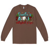 Chestnut santa s favorite volleyball player Long Sleeve Tee - JahusDesignShop