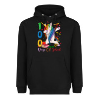 Black 100 days of school Heavyweight Hoodie - MaliasSmallBusiness