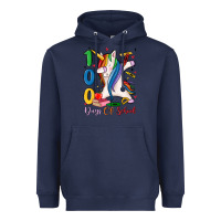 Navy 100 days of school Heavyweight Hoodie - MaliasSmallBusiness