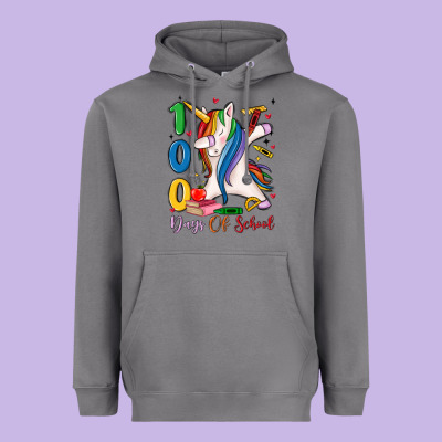 100 Days Of School Heavyweight Hoodie Designed By Maliassmallbusiness