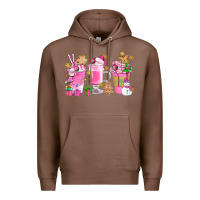 Chestnut Pink Christmas Coffee Cups Bbs Premium Hoodie - BundleAndBundleShop