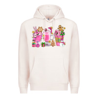 Pale Pink Pink Christmas Coffee Cups Bbs Premium Hoodie - BundleAndBundleShop