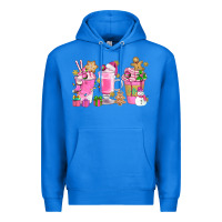 True Royal Pink Christmas Coffee Cups Bbs Premium Hoodie - BundleAndBundleShop