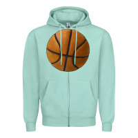 Basketball Ball Zipper Hoodie | Teevron
